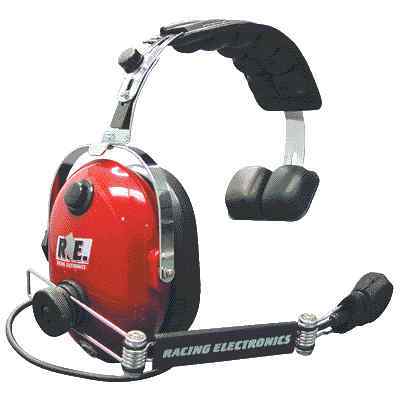 Racing electronics single side 2 two way headset nascar