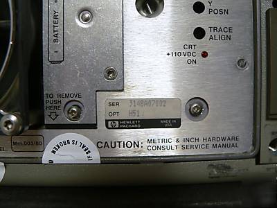 Hp 8562A spectrum analyzer, 9 khz - 22 ghz - on sale 