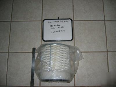Inlet filter, finned. hill-rom rc-400, vacuum pump