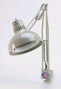 O c white desk top combination lamp