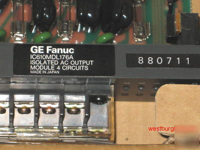 Ge fanuc plc IC610MDL176A isolated ac output module 4