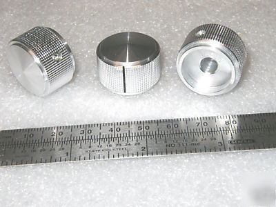High quality aluminum control knobs 1/4 hole (2 pcs)