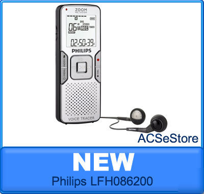 New philips LFH086200 2GB digital voice recorder 