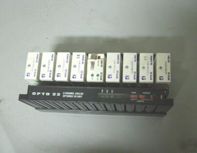 Opto 22 G4B2 brick 8 channel analog optomux i/o G4 DA4