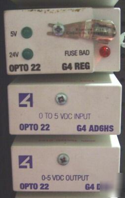 Opto 22 G4B2 brick 8 channel analog optomux i/o G4 DA4