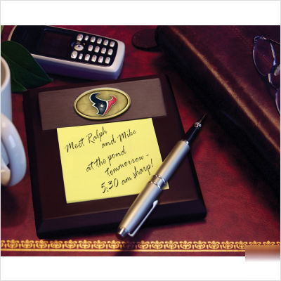 The memory company houston texans memo pad holder