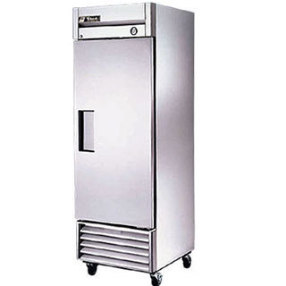 True t-23 reach-in refrigerator, 1 stainless steel door