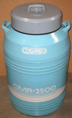 Cryomed cmr 3500 double walled nitrogen vacuum vessel