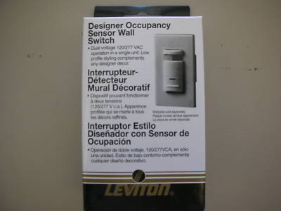 Reduce elec bill & go green - leviton motion sw no res