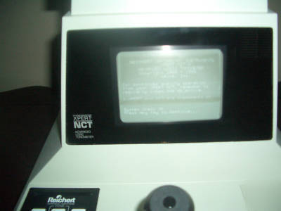 Reichert advanced logic tonometer xpert nct