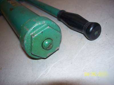 Hein werner hydraulic hand pump 7000 psi century fox 