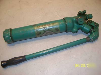 Hein werner hydraulic hand pump 7000 psi century fox 