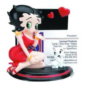 New betty boop flying kiss betty business card holder 