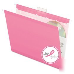 New ready-tab colored reinforced hanging file folder...
