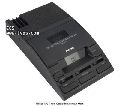 Philips 720-t 720T mini cassette transcriber