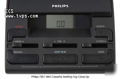 Philips 720-t 720T mini cassette transcriber