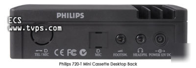 Philips 720-t 720T mini cassette transcriber