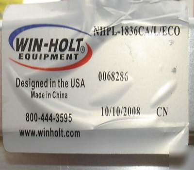 Used win-holt warmer heater proofer large nhpl-1836ECO