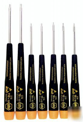 Wiha 7 pc esd safe torx screwdriver set 27890