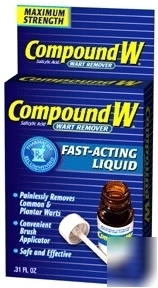 Compound w liquid wart remover - 0.31 oz