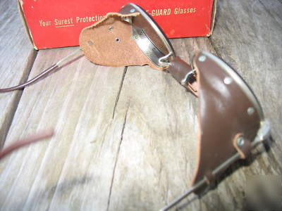 Vintage ao safety goggle sunglass motorcycle steampunk