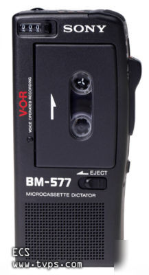 Sony bm-577 BM577 micro cassette portable recorder