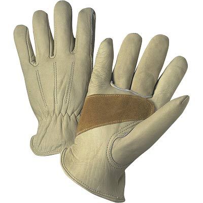 West chester premium grain cowhide driving gloves med