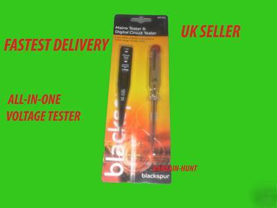 2 pc screwdriver ac/dc voltage tester set amp electric