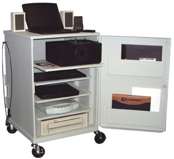 C MSC37 all steel multimedia storage cart 