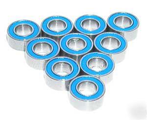 10 ball bearings 3X6 mm rubber sealed 3MM x 6MM 3/6/2.5