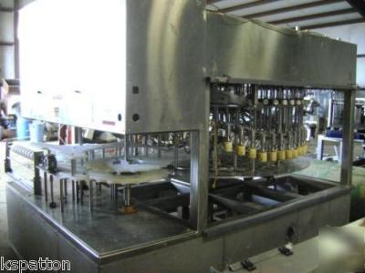 60 valve laub bottle filler rotary, stainless