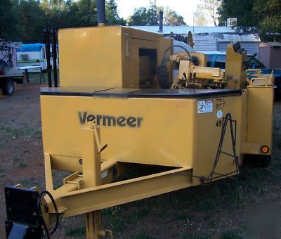 Drill rig, vermeer hdd converted to verticle