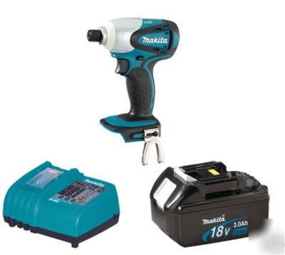 Makita BTD141 18 volt impact,battery,charger BL1830