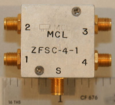 Mini-circuits zfsc-4-1 power splitter 4 way 1-1000 mhz