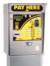 Pay and display autocashier with bill & coin acceptance