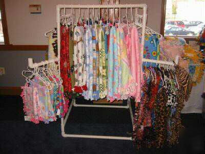Slimline clothing rack clothes travel display laundry