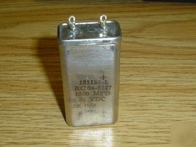 New 5 cde 30V 1300UF wet slug tantalum capacitors 