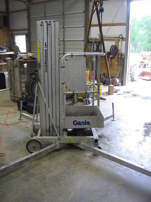 Genie plc-24 manlift man 24' aerial boom scissor lift