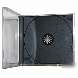 Lot of 30 standard black cd / dvd jewel cases