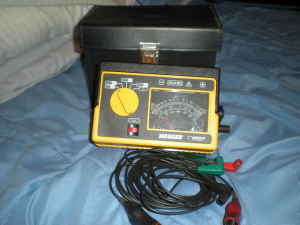 Megger 212159 megohmmeter/insulation tester hand crank