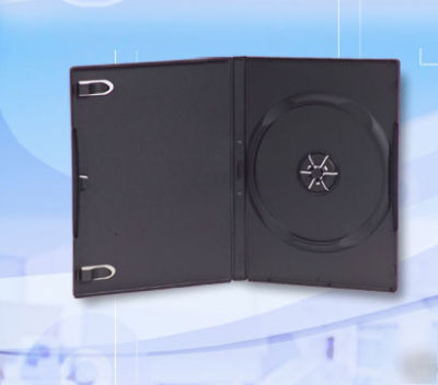 New 100 14MM standard single dvd case, black PSD12-st