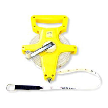 New 100 foot tape measure sae open reel fiberglass tool
