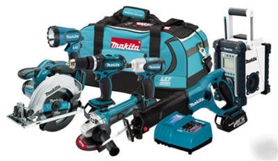 New makita LXT702 lithium-ion 7PC kit * * *free shipping*