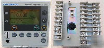 Ono sokki vibration comparator vc-2100 VC2100 lnc 
