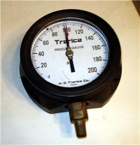 Pressure gauge h.o. trerice 4-1/2