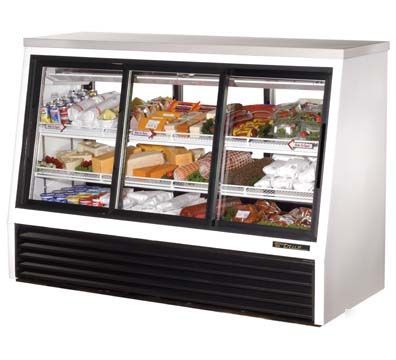 True tsid-72-6 deli and display case - 6 doors - 72