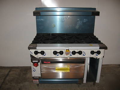 Vulcan 8 burner range
