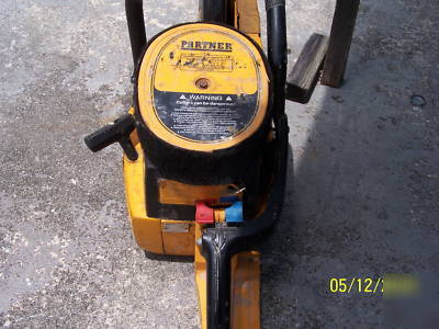 Partner K650 mark 2 gas powered concrete saw as is