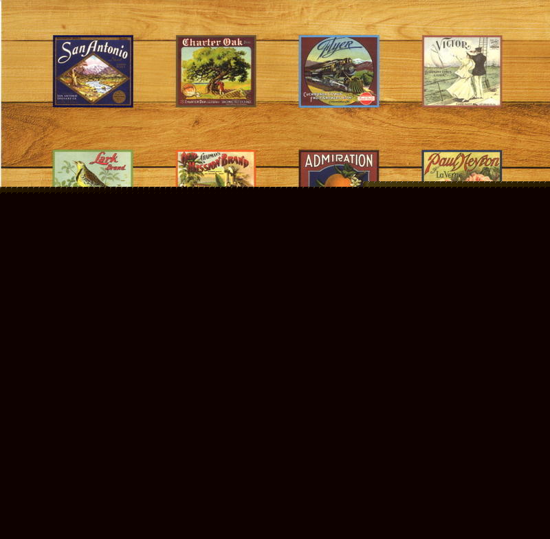 2010 orange citrus fruit crate label art calendar 