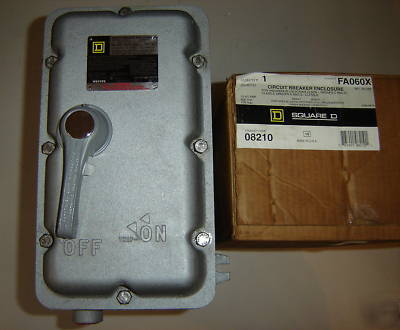 Square d FA060X breaker enclosure hazardous location